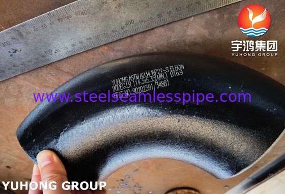 ASTM A234 WP22 90° Elbow Cr-Mo Alloy Steel Tube Fitting for Medium-High Temperature & Pressure Tubelines