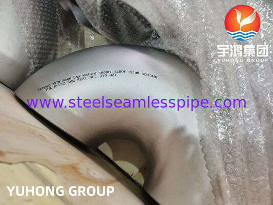 ASTM B366 N08810 Incoloy 800H Nickel Alloy Steel Fitting Elbow