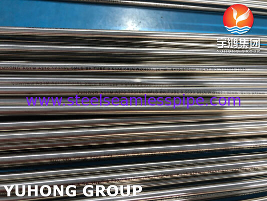 U Bend Sanitary Tube , 3A / ASTM A270 TP316L Bright Annealed Stainless Steel Seamless Tube