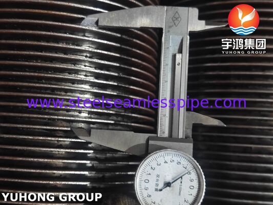 HFW Solid Welded Finned Tubes ASTM A312 TP321H Stainless Steel For Superheaters