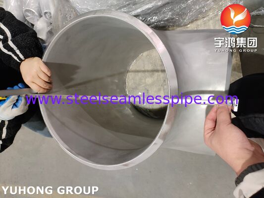 ASTM A403 WP347-WX  EQUAL TEE ASME B16.9 Excellent Resistance To Intergranular Corrosion And High Temperature Strength