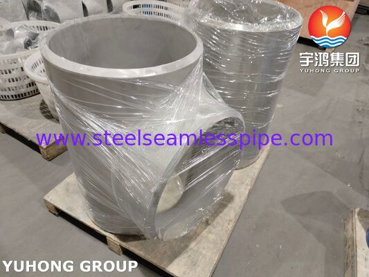 ASTM A403 WP347-WX  EQUAL TEE ASME B16.9 Excellent Resistance To Intergranular Corrosion And High Temperature Strength