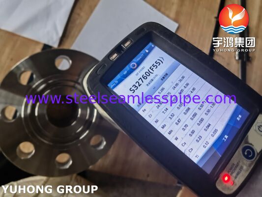 ASTM A182 F55 UNS S32760 Duplex Steel Weld Neck Flange RTJ EN 1.4501 X2CrNiMoCuWN25-7-4