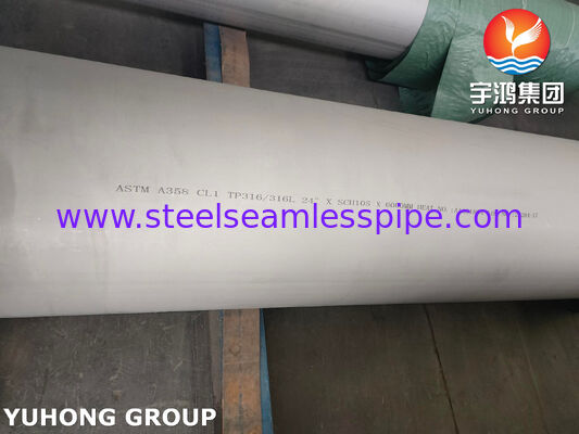 ASTM A358 / ASME SA358 TP316/316L Class1 EFW Stainless Steel Double Welded Pipe