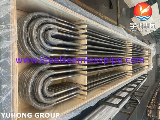 ASME SB163 Monel 400 Copper Nickel Alloy Seamless U bend Tube , TEMA Heat Exchanger, Shell and Tube Heat Exchanger Application