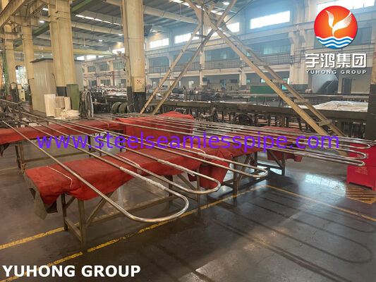 ASME SB163 Monel 400 Copper Nickel Alloy Seamless U bend Tube , TEMA Heat Exchanger, Shell and Tube Heat Exchanger Application