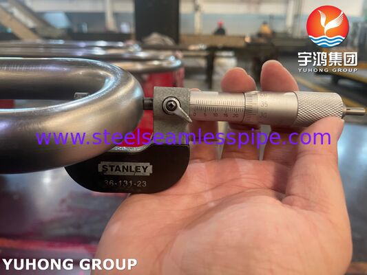 ASME SB163 Monel 400 Copper Nickel Alloy Seamless U bend Tube , TEMA Heat Exchanger, Shell and Tube Heat Exchanger Application