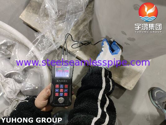 Large Diameter Butt Weld Pipe Fittings, ASTM A403 WP347-WX Equal Tee for Corrosive Fluids B16.9