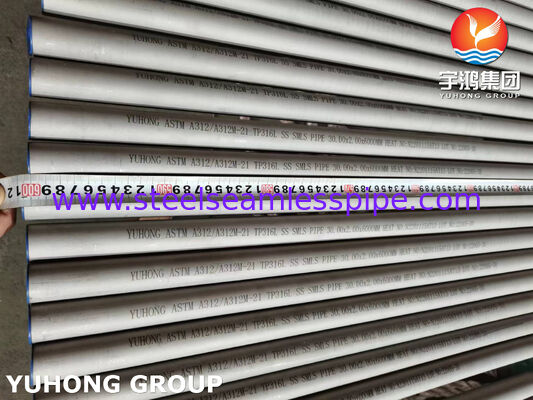ASTM A312 TP316L (UNS S31603) Stainless Steel Seamless Pipe for Petrochemical