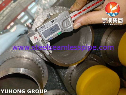 HFW Finned Tubes ASTM A312 TP347H Stainless Steel For Waste Heat Boilers