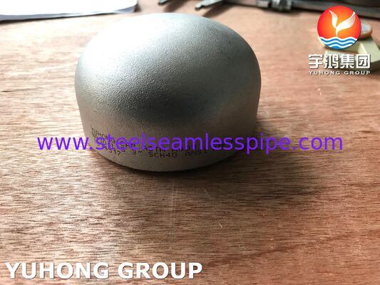 Cap Butt Weld Fittings B16.9 ASTM A403 WP304L Condensers Heat Exchanger