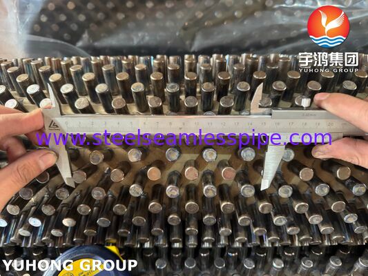 ASTM A335 P22 Studded Finned Tube with Carbon Steel Studs