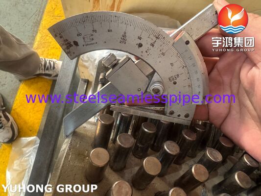 ASTM A335 P22 Studded Finned Tube with Carbon Steel Studs
