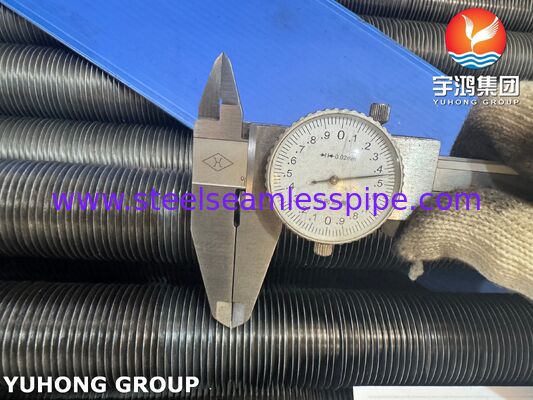 AL1060 Aluminum L-Foot Wound Fin Tube on ASTM A179 Base Pipe