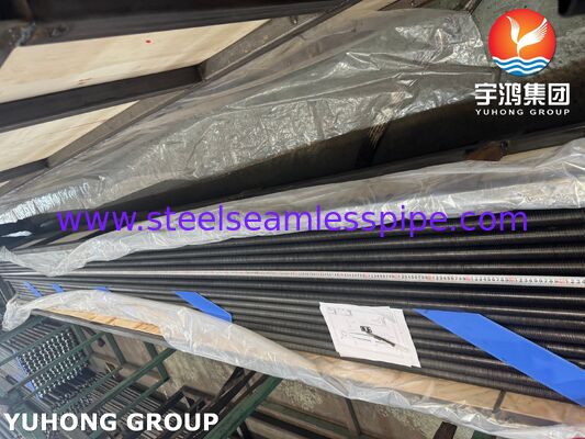 AL1060 Aluminum L-Foot Wound Fin Tube on ASTM A179 Base Pipe