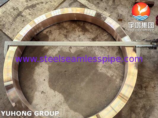 Industrial Copper-Nickel Alloy Ring SB171 C70600 (90Cu/10Ni), Forgings Used In Marine And Seawater Systems
