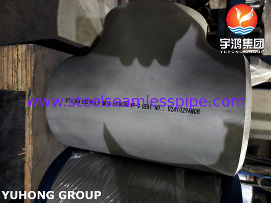 ASTM A815 UNS S31803 Duplex Steel Fitting ASME B16.9 Buttweld Duplex 2205 Equal Tee