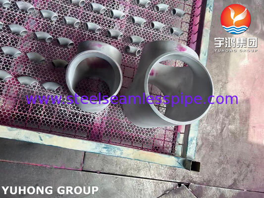 ASTM A815 UNS S31803 Duplex Steel Fitting ASME B16.9 Buttweld Duplex 2205 Equal Tee