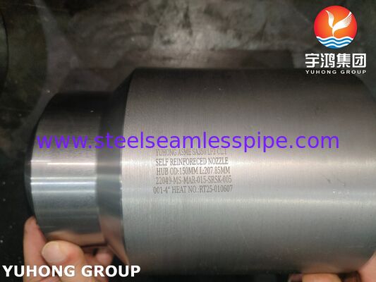 ASME SA350 LF2 CL1 Carbon Steel Self Reinforced Nozzle Forged Integral Reinforcement