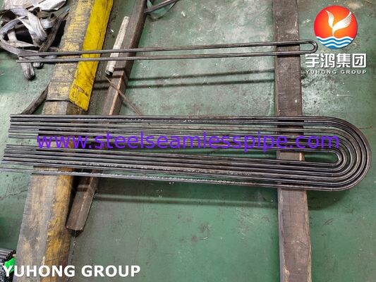 ASTM A213 T9 Alloy Steel Heat Exchanger Tube, Cold Drawn U-Bend Tube For Nuclear Power Plant