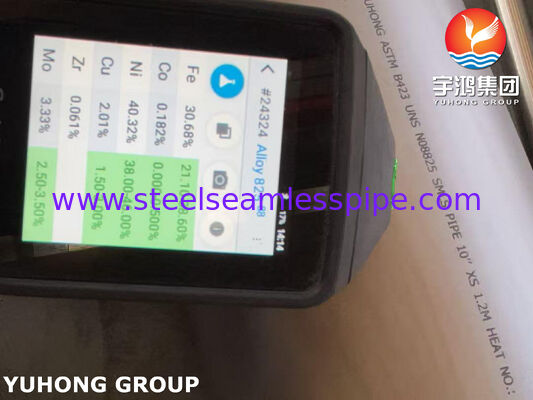 ASTM B423 UNS N08825 Nickel Alloy Seamless Pipe For Petrochemical Industry