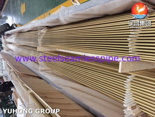 ASME SB111 C68700 Arsenical Aluminum Brass U Bend Seamless Tube With Impingement Attack