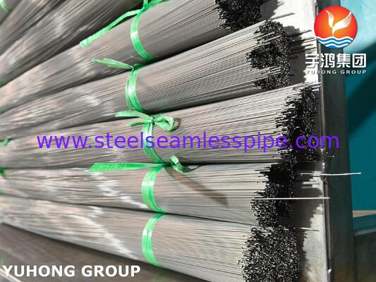 SUS304 ISO9626 Welded Stainless Steel Capillary Tube For Medical Hypodermic Needle