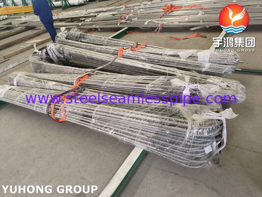 Stainless Steel Seamless Heat Exchanger Tube ASME SA213 TP321 Bright Annealed U Bend Tube