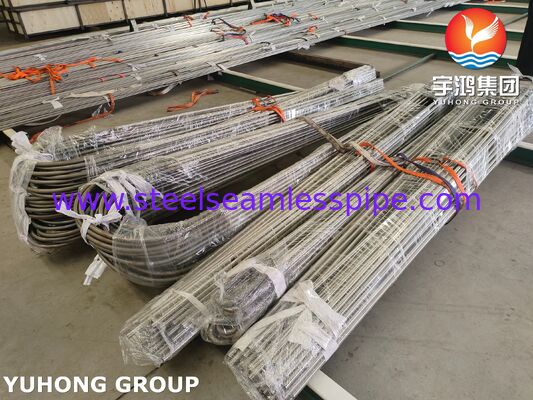 Stainless Steel Seamless Heat Exchanger Tube ASME SA213 TP321 Bright Annealed U Bend Tube