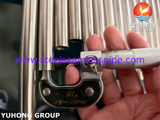 ASTM B163 UNS N08810 Incoloy 800H Seamless Bright Annealed Nickel Alloy Tube For Condenser