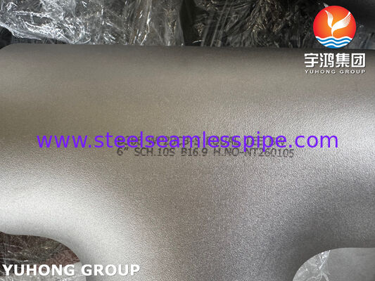 ASTM B366 N08810 Incoloy 800H Nickel Alloy Equal Tee for High Temperature Piping