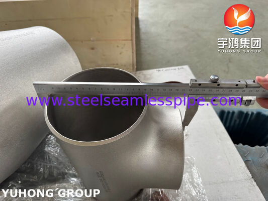 ASTM B366 N08810 Incoloy 800H Nickel Alloy Equal Tee for High Temperature Piping