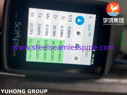 Nickel Alloy Pipe  ASME SB444 Inconel 625 GR.1 Seamless 2''*SCH80*1000MM Boiler & Pressure Vessel