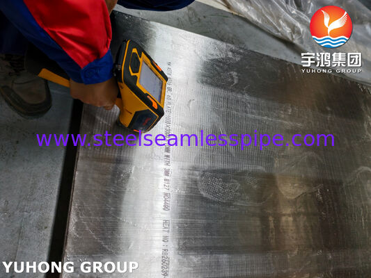 ASTM B127 Monel 400 + ASTM A516 Gr.60 Steel Clad Plate Explosive Cladding Pressure Vessel