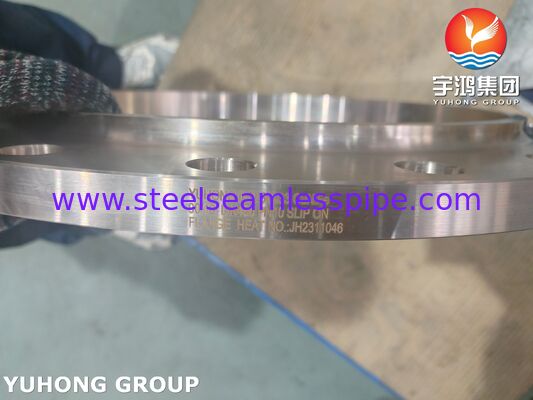 DIN 86033 Copper Nickel Slip On Flange CuNi10Fe1.6Mn / C70600 Alloy Flange for Shipbuilding