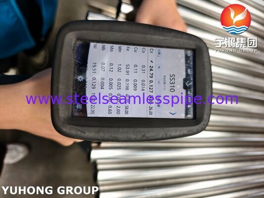 ASME SA312 TP310S 1.4845 Stainless Steel Tube Oxidation Resistant, for Cracking Furnace