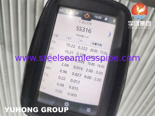 A213 TP316L Stainless Steel Heat Exchanger Tube Seamless Cold Drawn