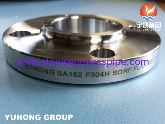 Forged F304H Slip On Raised Face Flange Stainless Steel RF Flange