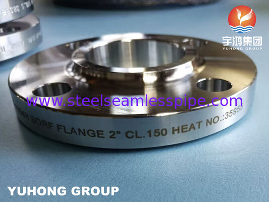 Forged F304H Slip On Raised Face Flange Stainless Steel RF Flange