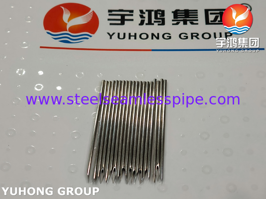 SS304 Medical Grade Stainless Steel Veterinary Needle Tube For Medication Injection 16G
