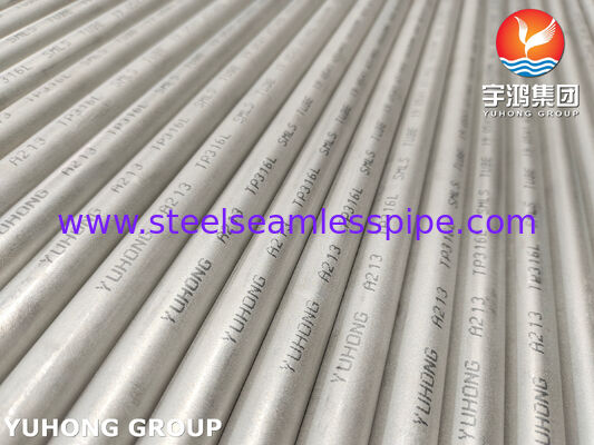 ASME SA213 TP316L Seamless Tube C≤0.035% No PWHT After Welding Intergranular Corrosion Resistant For Heat Exchanger