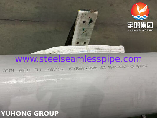 ASTM A358-CL1 TP316/TP316L Electric-Fusion-Welded Stainless Steel Pipe with Strong Corrosion Resistance