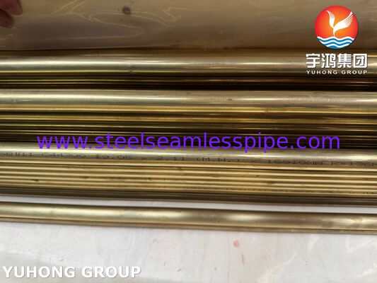 ASME SB111 C44300 U-Bend Copper Alloy Tube For Heat Exchanger