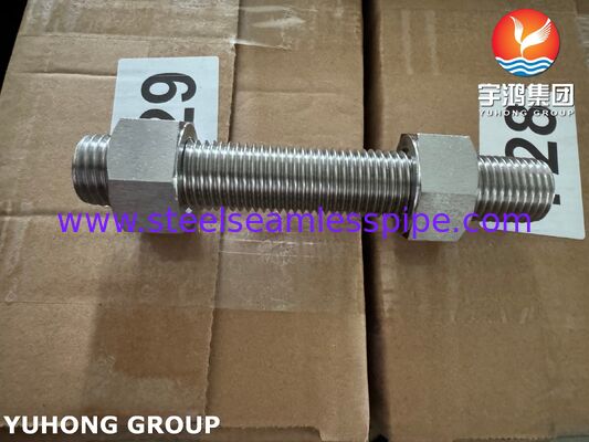 Super Duplex Fasteners ISO4017 S32205 2205 Duplex Steel Hex Bolt Nut Washer