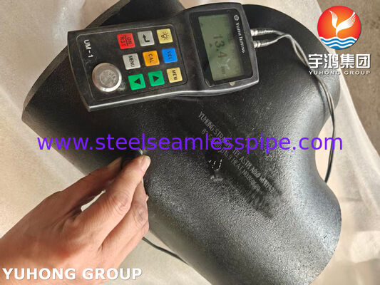 ASTM A860 WPHY 42 Carbon Steel Straight Tee ASME B16.9 Steel Buttweld Pipe Fittings