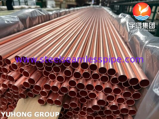 ASTM B111 UNS C12200 DHP Copper Tube for HVAC & Heat Exchanger