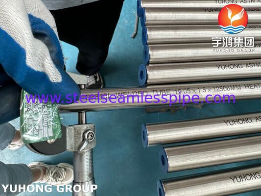 ASTM A249 TP316L Bright Annealed Stainless Steel Welded Tube , Used For Air Coolers
