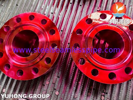 ASTM B564 UNS N04400 Weld Neck Flange Monel 400 Flange Nickel Copper Alloy WNRTJ Flange