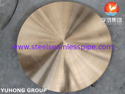COPPER ALLOY ROUND PLATE NAVAL BRASS ASME SB171 C46400 O25 FORGED DISC