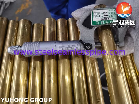 Copper Alloy Seamless Tube ASTM B111 C44300 C70600 C71500 C68700  C71640   Air cooler Radiator Condenser Application
